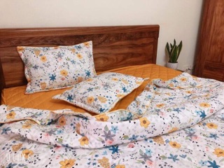 Vải thô lụa Hàn quốc 100% cotton, 75k/m