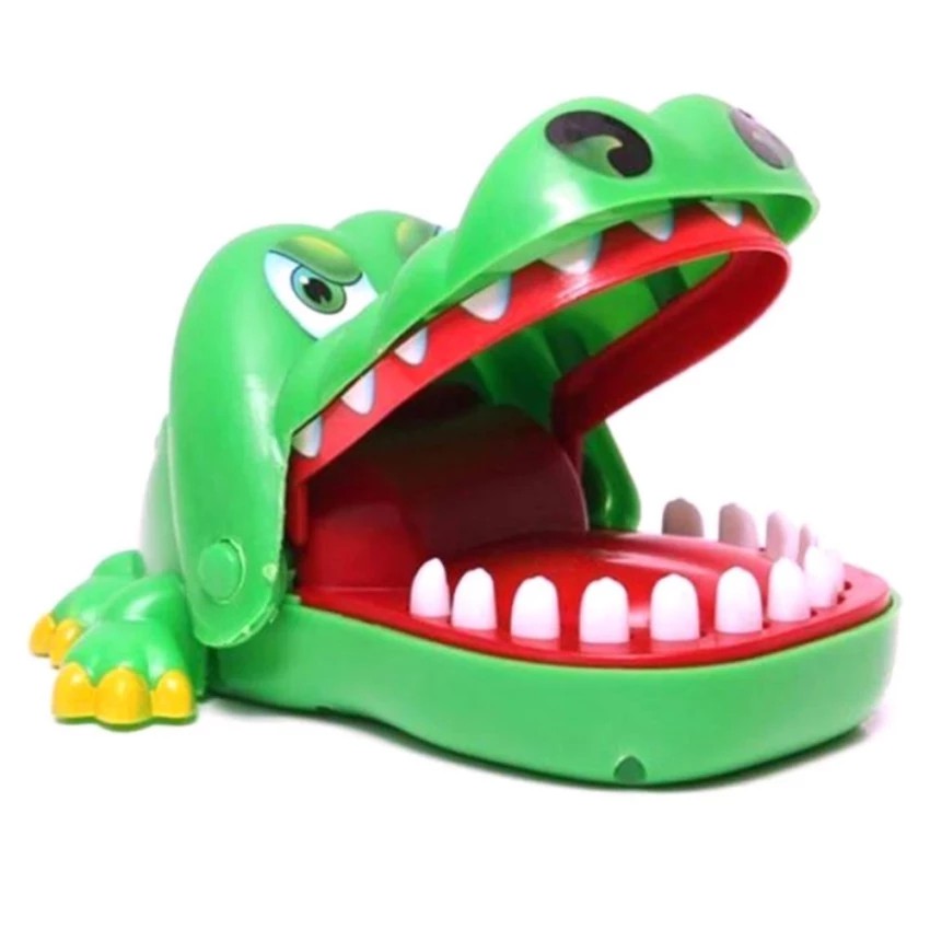 Bộ trò chơi khám răng cá sấu OEM (Xanh)