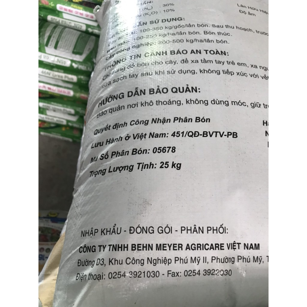 Phân bón siêu tăng trưởng NPK 30-10-10 cho hoa hồng, cây ăn quả & rau màu (bán theo 1 kg)