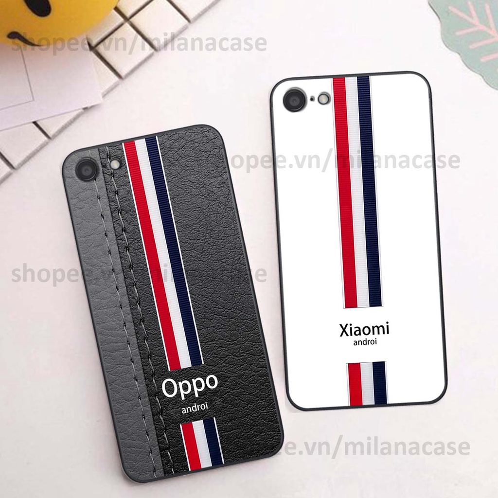 Ốp Oppo A71 / A83 in giả da phong cách thể thao, cá tính, thời trang