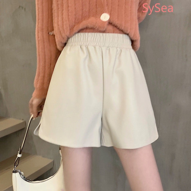 Quần Short Da Plus size Thời Trang Mùa Hè Dành Cho Nữ