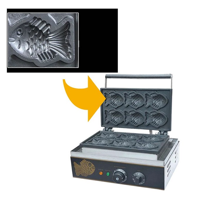 Máy làm bánh cá taiyaki công nghiệp