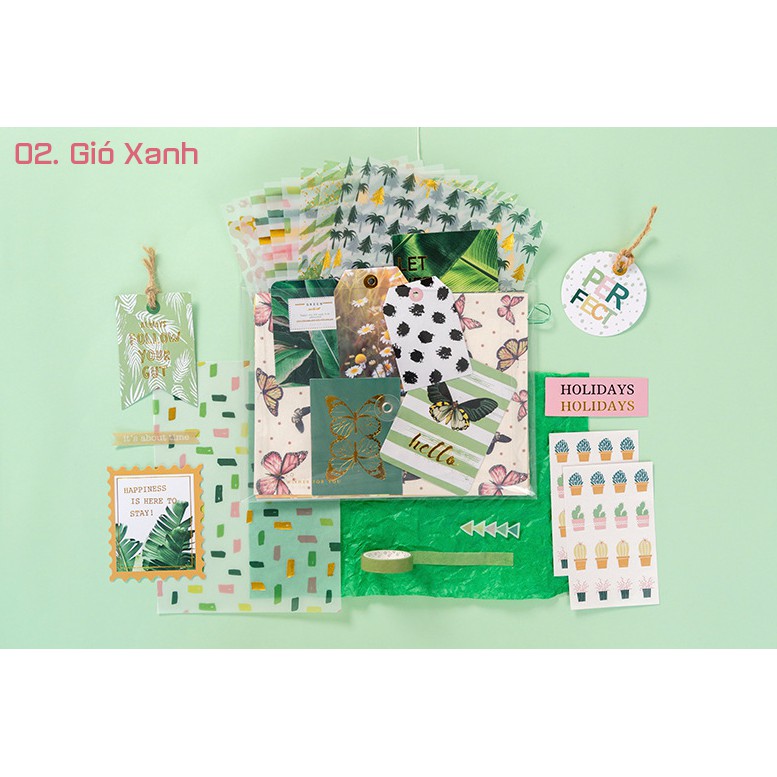 Trọn bộ hơn 100 chi tiết trang trí scrapbook, sổ tay, thiệp tự làm siêu dễ thương