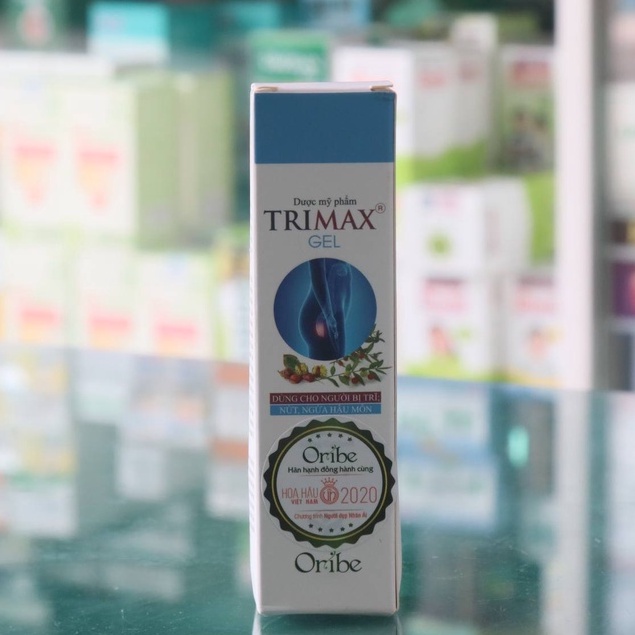 Gel bôi trĩ Trimax – Hỗ trợ giúp co búi trĩ, dưỡng ẩm, làm mềm da (tuýp 20g)