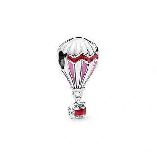 Pure Silver Hot Air Balloon Charm