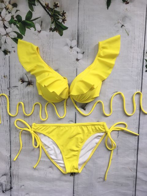 Bikini cánh tiên cam đất dạng cúp ngực( nhiều màu)