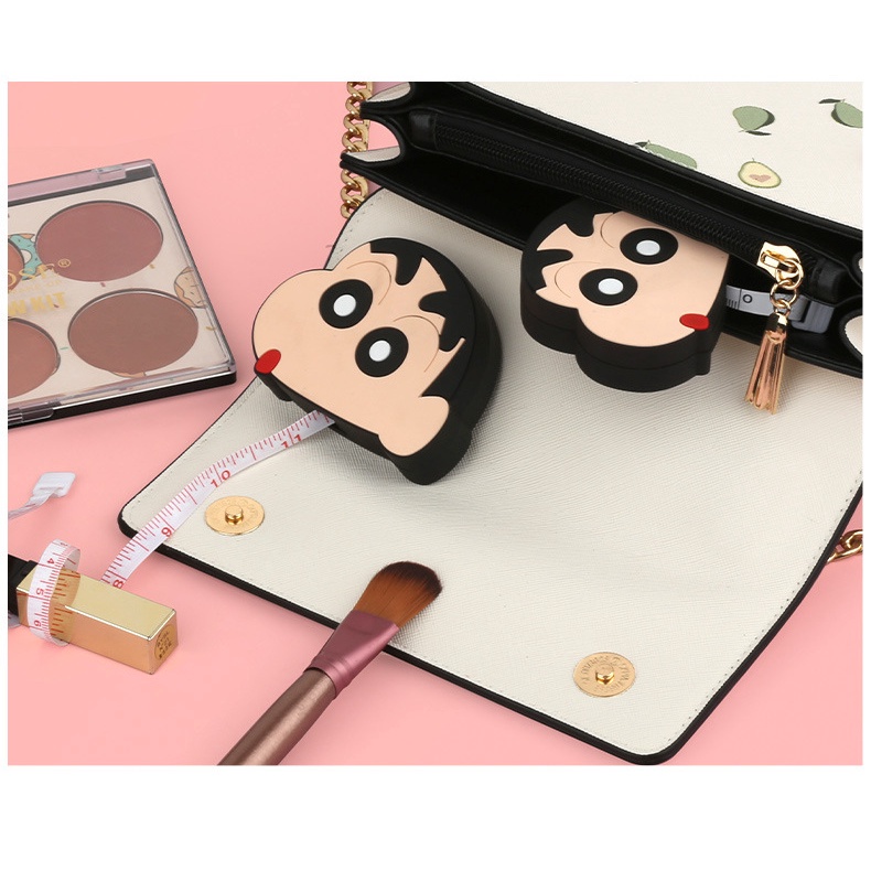 Thước Dây Mini Dài 1.5m Họa Tiết Hoạt Hình Shin-Chan Dễ Thương