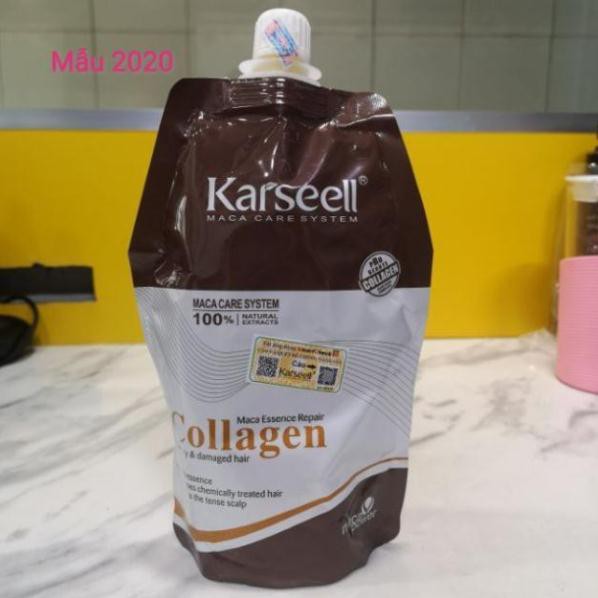 KARSEELL MACA- Kem ủ tóc phục hồi collagen 500ml ( chính hãng 100%)