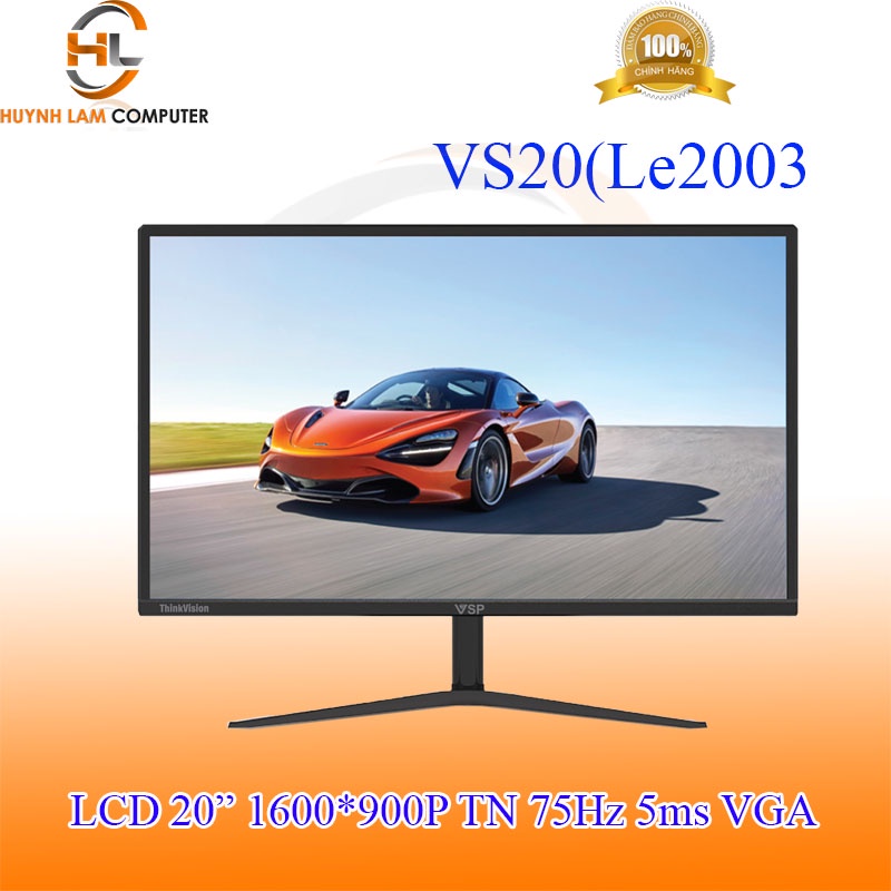 Màn hình máy tính 20inch VSP VS20 (LE2003) VGA HDMI 1600 X900P 75Hz 5ms TN - Hàng chính hãng