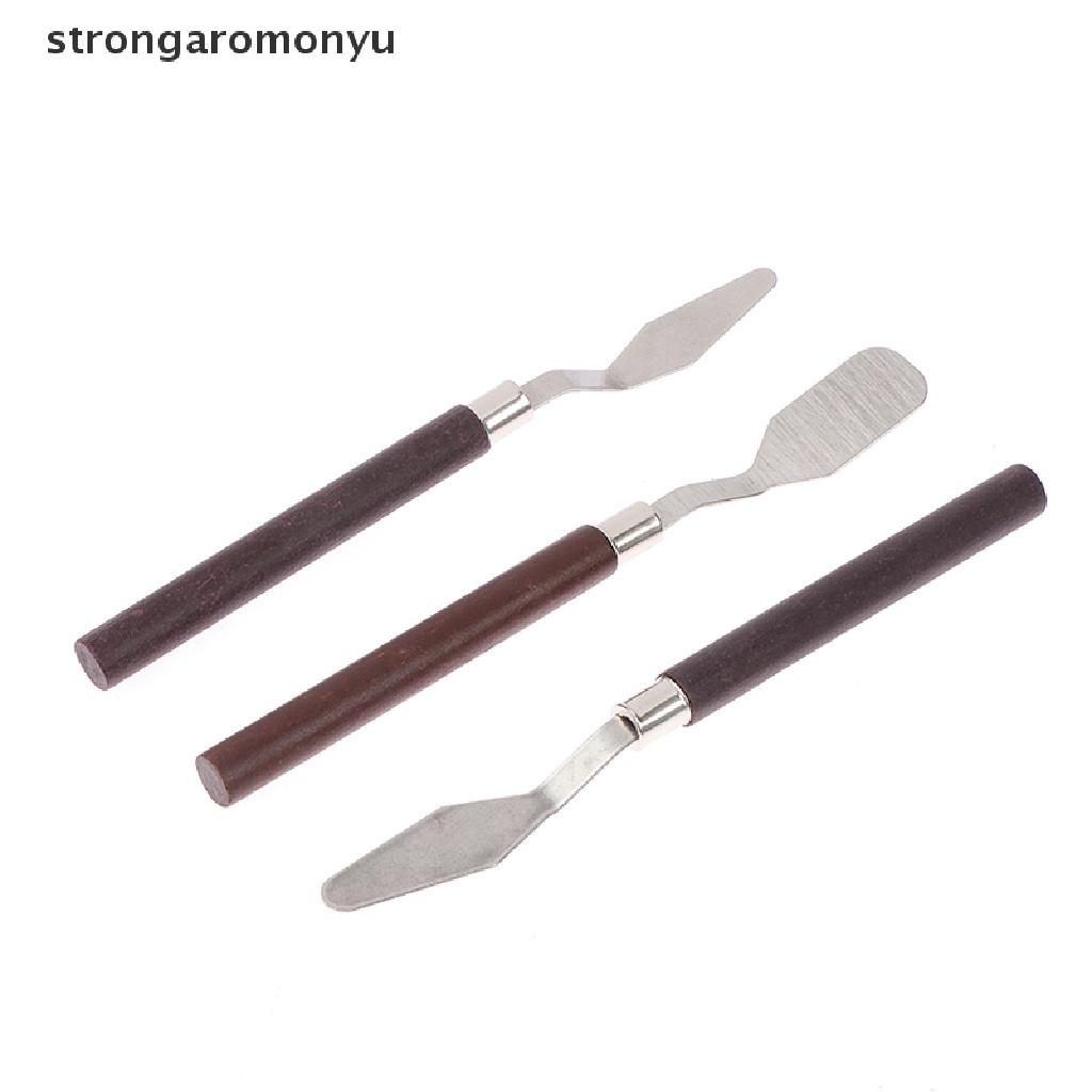 Set 3 Dao Và Bảng Pha Màu Vẽ Nghệ Thuật