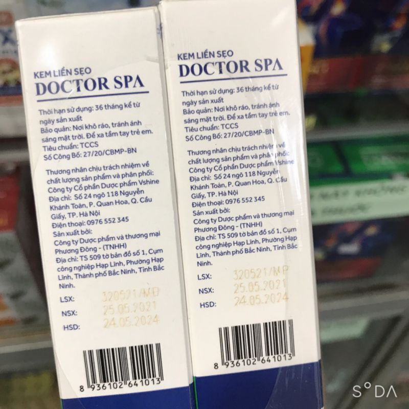 Kem Liền Sẹo Doctor Spa