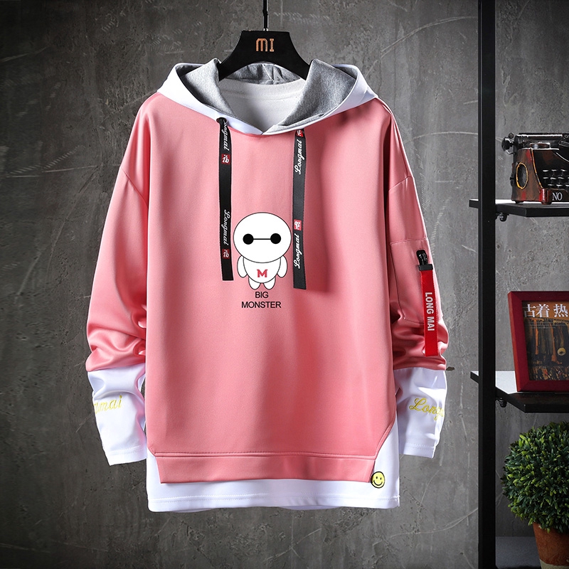 Áo hoodie màu đen in chữ cá tính ấn tượng cho nam