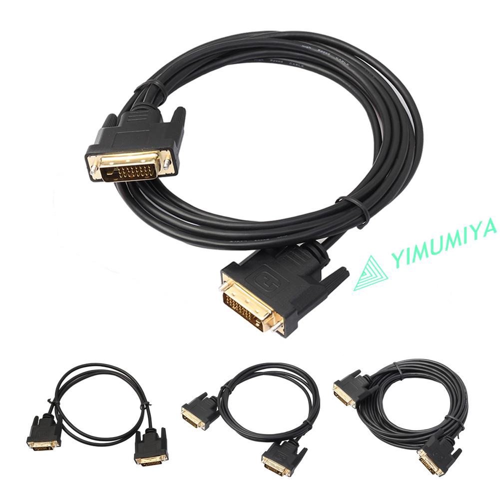 Cáp Chuyển Đổi Màn Hình Kỹ Thuật Số Dvi D Sang Dvi-D Gold 24+1 Pin Đôi