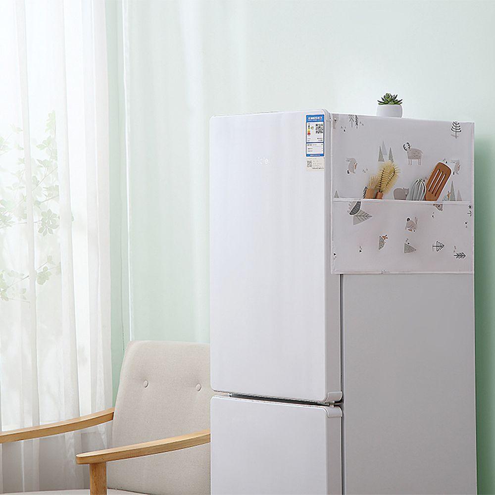 Tấm Phủ Tủ Lạnh Chống Bụi Tiện Dụng Cho Gia Đình|Tấm Vải Che Phủ Tủ Lạnh Đựng Đồ Tiện Dụng