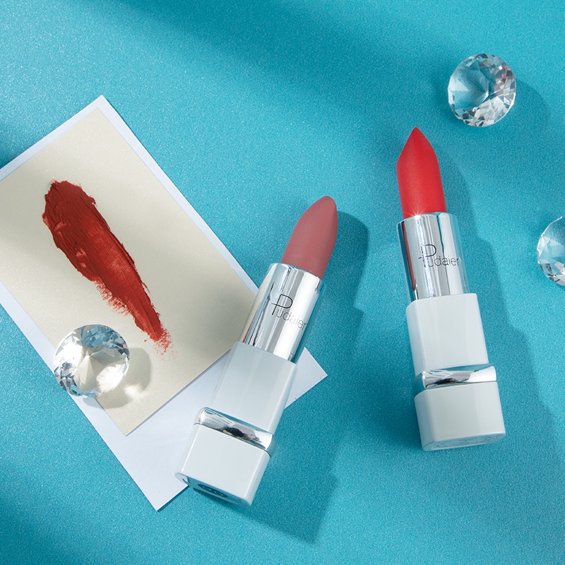 Son Môi Pudaier 17 Màu Tùy Chọn Chống Thấm Nước Chống Dính 20g