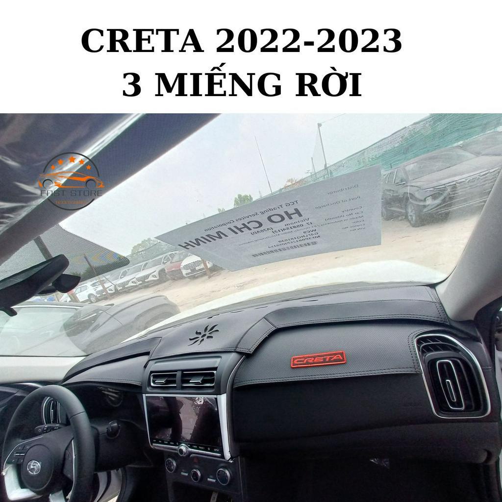Thảm Taplo HYUNDAI STARGAZER i10 TUCSON SANTAFE ELANTRA Che Nắng Chống Nóng Da Vân Gỗ, Da Cacbon, Da Siêu Sợi