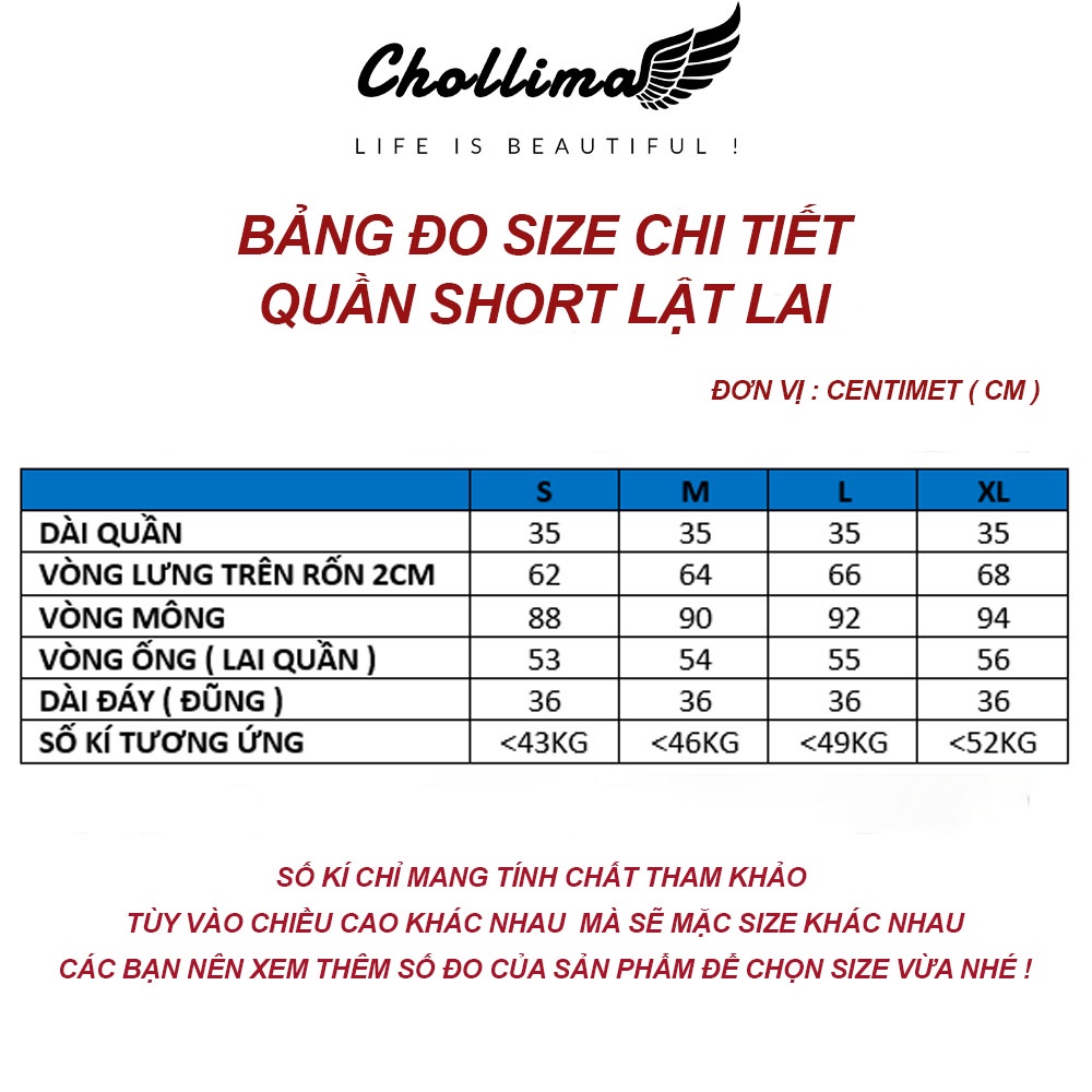 Quần shorts jean nữ Chollima lật lai trơn phong cách hàn quốc QS001