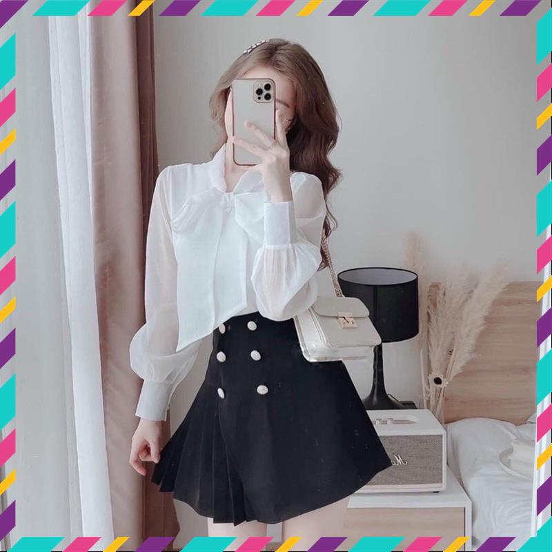 Áo nơ 2 lớp mặc đi chơi_m530 MSP26432 | BigBuy360 - bigbuy360.vn