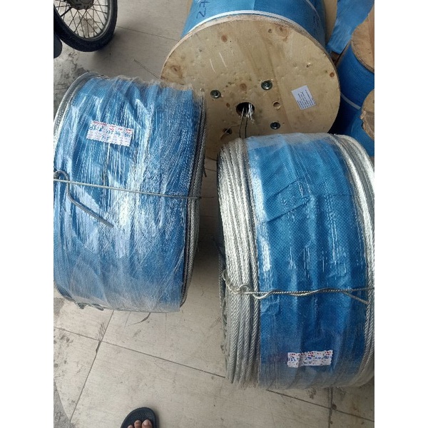 [ 100 mét ] Cáp bọc nhựa 8mm lõi lớn cáp thép THÁI BÌNH VINA