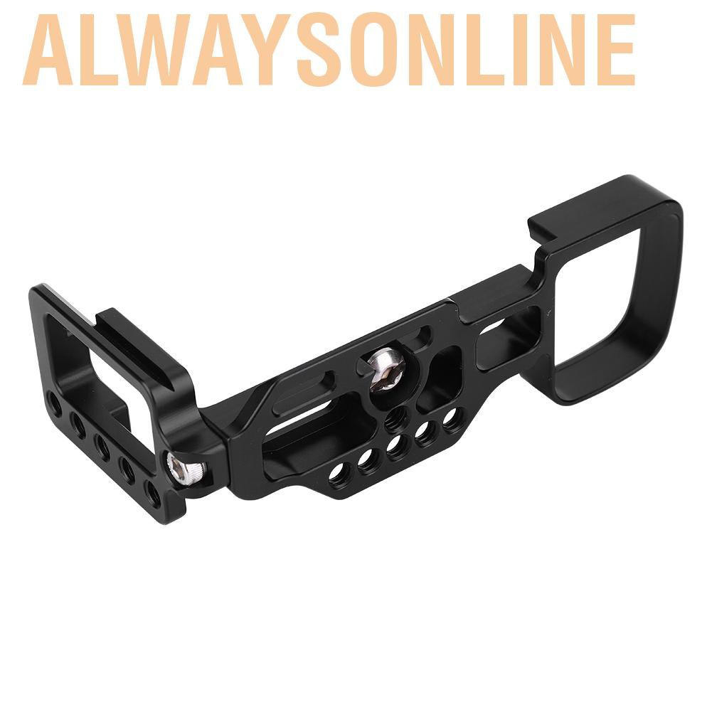 Alwaysonline L-shape Handle Multihole Aluminium Alloy Quick Release Plate for Sony A6000 Mirrorless Camera