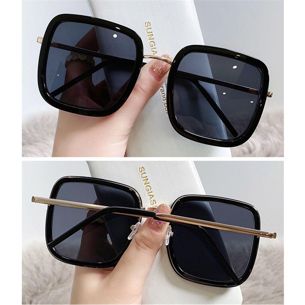 Kính Mát Vuông Oversized Chống Tia UV400 Thời Trang Cho Nam