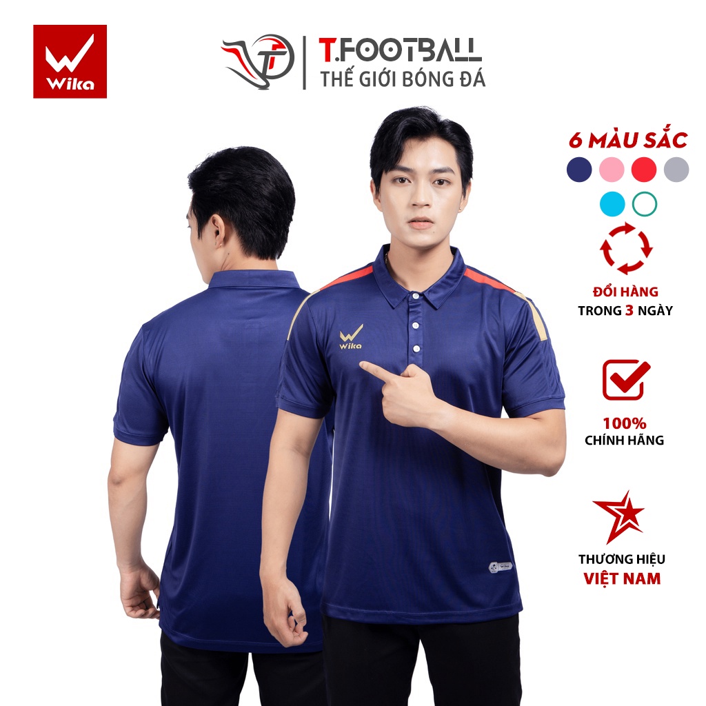 Áo Thun Polo WIKA Honor Chính Hãng Chất vải Polyester Co Giãn Thoáng Mát