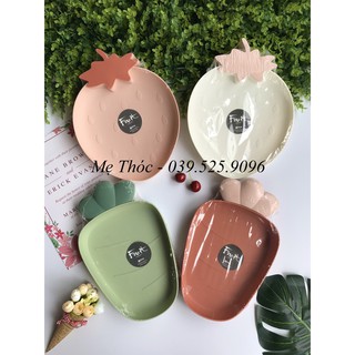 Khay ăn dặm hình củ quả đáng yêu cho bé