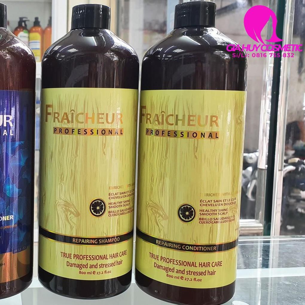 DẦU GỘI XẢ PHỤC HỒI FRAICHEUR REPAIR 500ml -  800ml*2