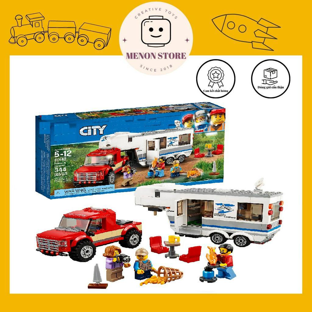 Đồ chơi lắp ráp 20871 02093 10871 22093 Xe tải du lịch - Xếp hình thông minh