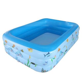 BỂ BƠI KHỔNG LỒ 2M1 3 TẦNG CHO BÉ THỎA SỨC VUI CHƠI (GIÁ SOCK)