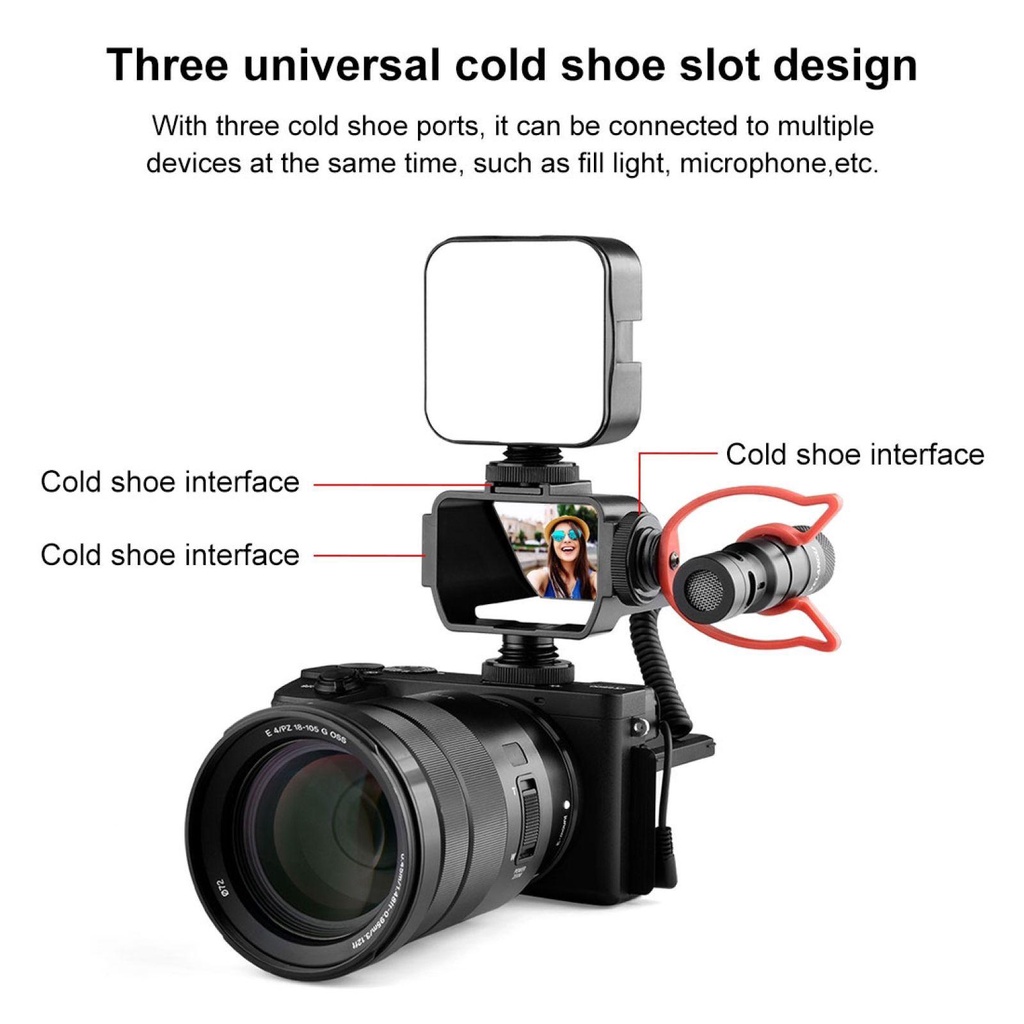 JONYE Gương Lật Hỗ Trợ Chụp Ảnh Selfie Cho Sony A6000 / A6300 / A6500