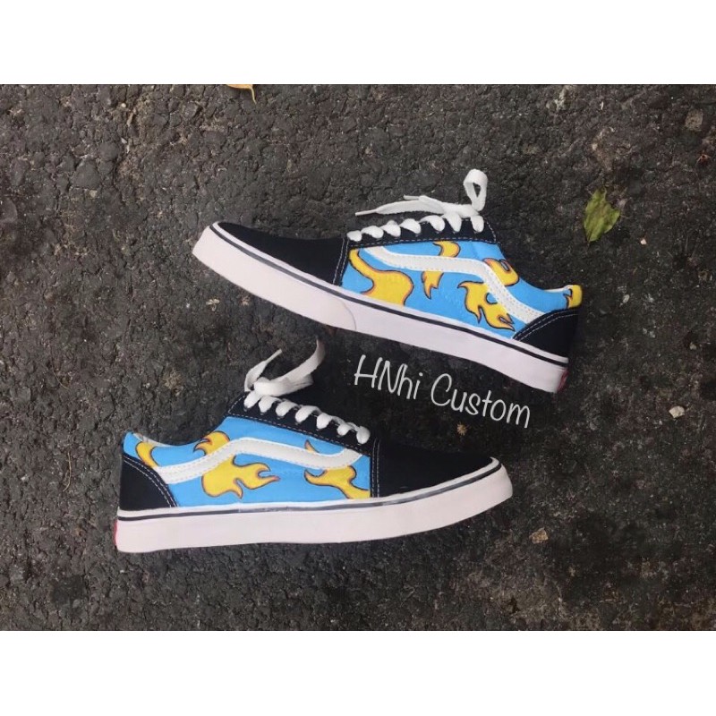 Vans custom - giày vans old skool vẽ tay - inbox đặt hàng