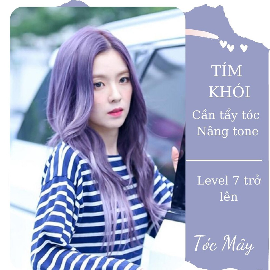 Thuốc Nhuộm Tóc Màu Tím Khói