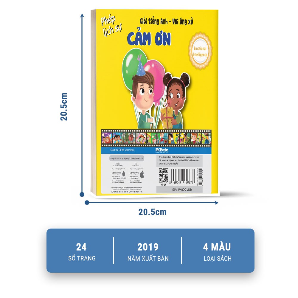 Sách Giỏi Tiếng Anh Vui Ứng Xử Thank You Kèm App Học Online