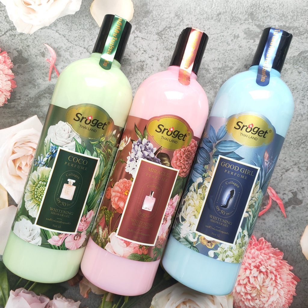 Sữa Tắm Sroget Hương Nước Hoa Thái Lan 1000ml