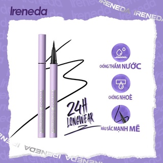 🌸 ireneda bút kẻ mắt dạng lỏng chống nước bền màu suốt 24h🌸