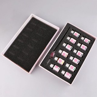 Bộ bút thủy tinh tam sinh tam thế dụng cụ học tiếng trung bút cổ trang Trung Quốc tập luyện viết chữ Hán