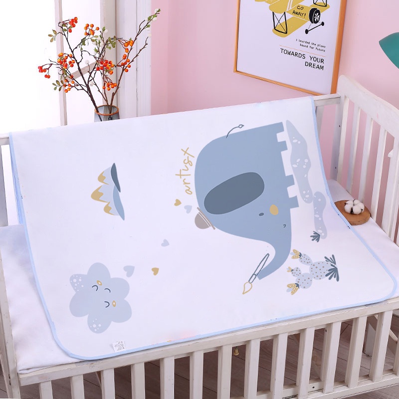 Miếng lót chống thấm cho bé 4D 4 lớp size lớn cho bé sơ sinh thay tã bỉm cotton mềm mại cao cấp an toàn thoáng khí ML060