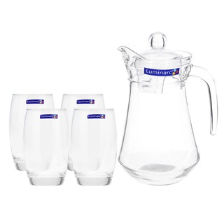 Bộ bình ly thủy tinh 5 món Luminarc Arc Salto