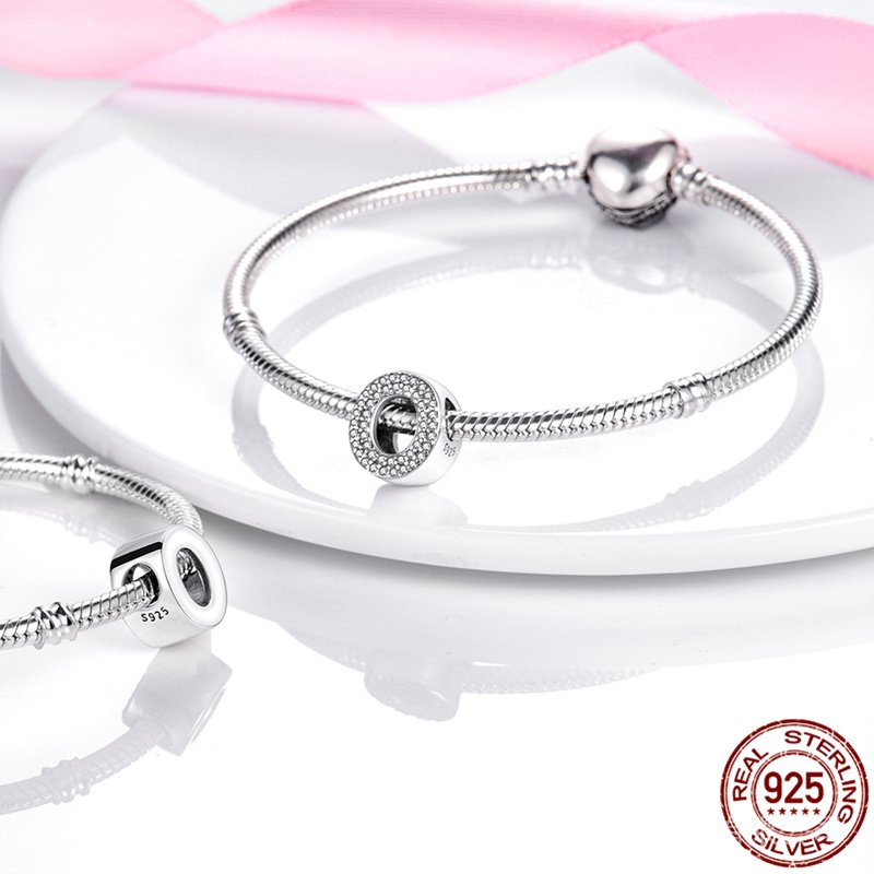 Charm tên chữ cái A-Z Pandach bạc sterling 925 Pandora 100% chính hãng cho mặt vòng tay