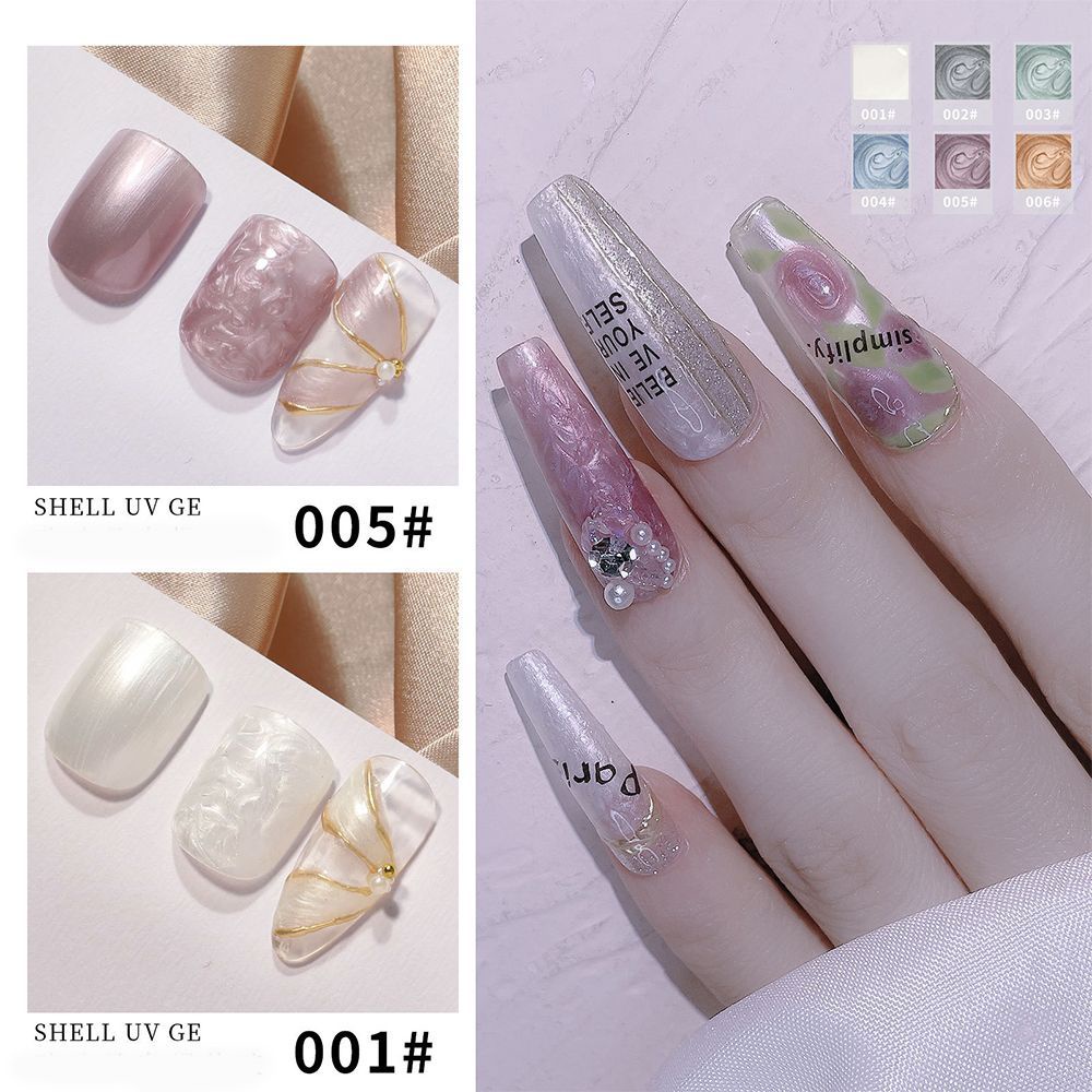 [Hàng mới về] Lọ gel sơn móng tay thiết kế màu sắc aurora đẹp mắt DIY