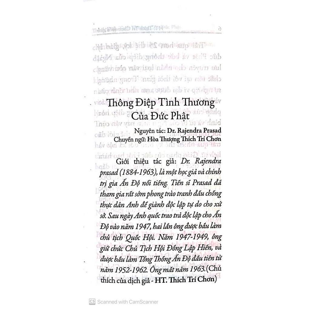 Sách Thông Điệp Tình Thương Của Đức Phật