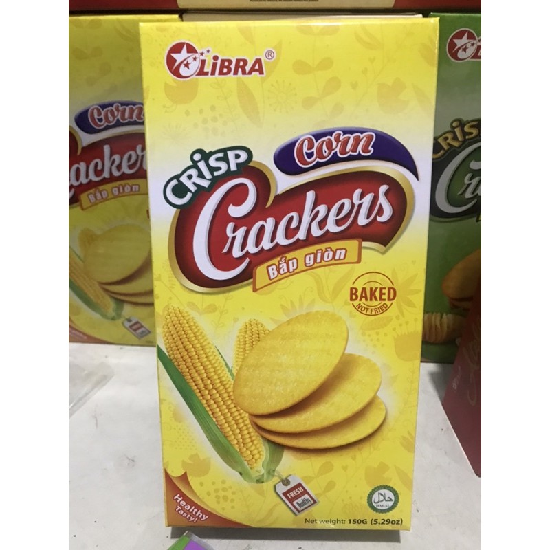 Hộp Bánh Quy Libra Cracker 150g Đủ Vị