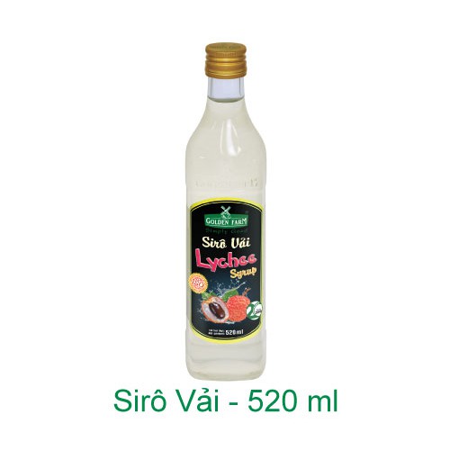 Siro Vải Golden farm 520ml