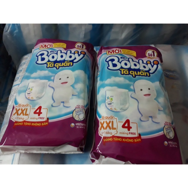 Combo 100 miếng tã quần Bobby size XXL (>17KG)