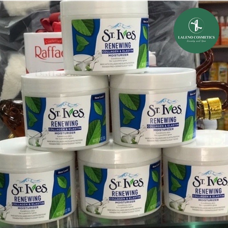 Kem dưỡng da body St. Ives St.ives Stives Renewing Collagen &amp; Elastin Moisturizer