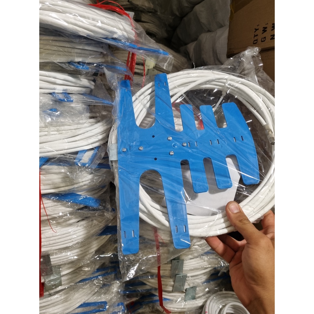 Anten Liền Dây 15M Tích Hợp với TIVI &amp; Đầu Thu KTS, DVB T2