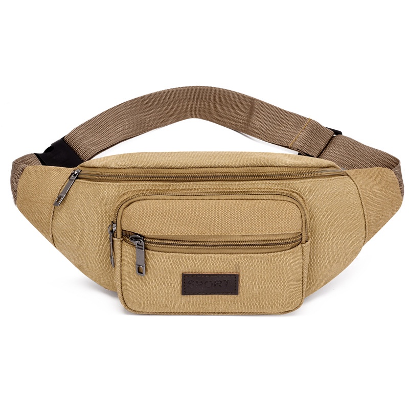 Túi bao tử, túi đeo chéo nam nữ vải Canvas Sport size 30cm TUI-14