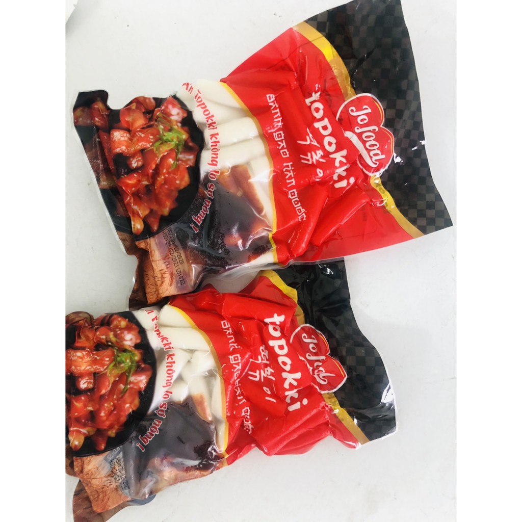 500g bánh gạo JOFOOD kèm 450g chả cá và 100g sốt tương ớt Hàn Quốc
