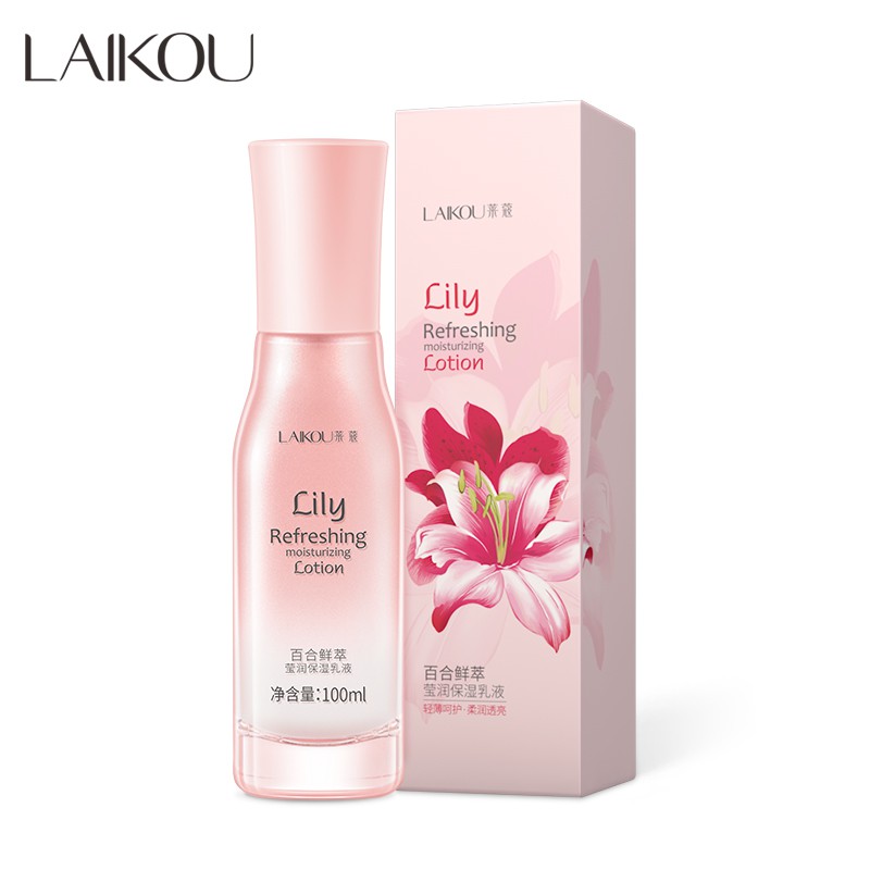 Lotion Dưỡng Da Mặt Laikou Chiết Xuất Từ Hoa Huệ Dưỡng Ẩm Giúp Trẻ Hoá Làn Da 100ml